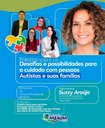A Câmara Municipal de Baraúna, sob a presidência de José Nivanildo, convida toda a comunidade para a palestra “Desafios e Possibilidades para o Cuidado com Pessoas Autistas e Suas Famílias.” 