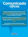 Câmara de Baraúna decreta ponto facultativo no dia 30 de abril