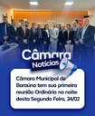 Câmara Municipal de Baraúna realiza primeira Sessão do ano de 2025
