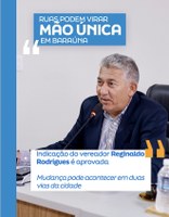 Indicação propõe estudo para implantação de mão única em ruas de Baraúna