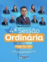 Quarta sessão ordinária do primeiro período legislativo de 2026